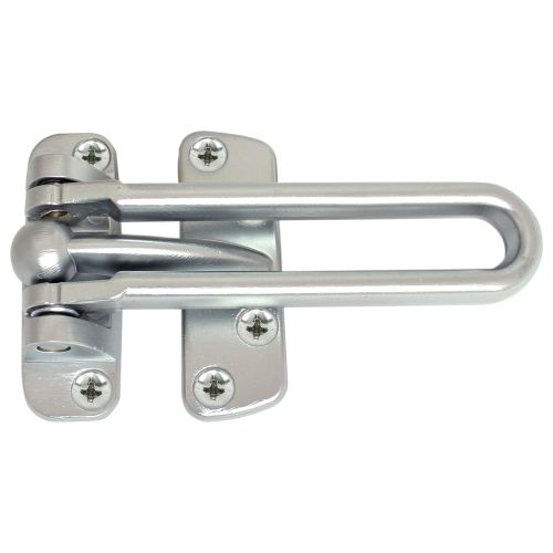 Door Guard Swing Bar, Satin Chrome